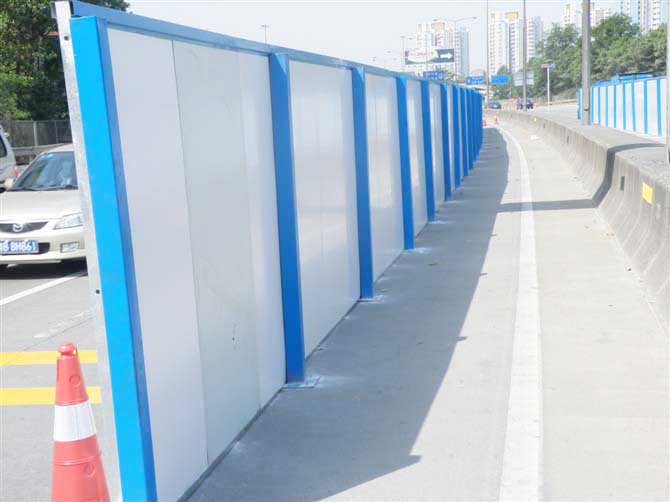 深圳钢柱活动围墙销售
